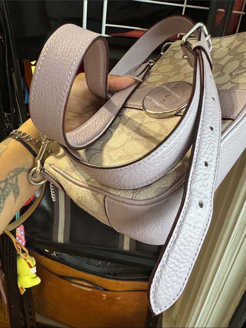 Coach Lonnie Baguette crossbody - Picture 11 of 16